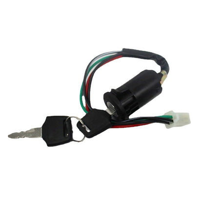 4-Wire Ignition Key Barrel Switch Suitable for PIT Quad Dirt Bike ATV