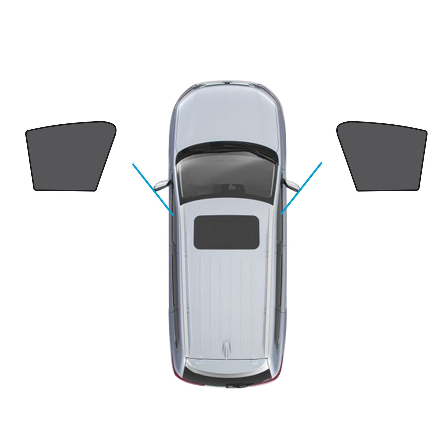 Window Magnetic Mesh Sun Shades Suitable For Kia Sportage 2021-2024 UV Protection.