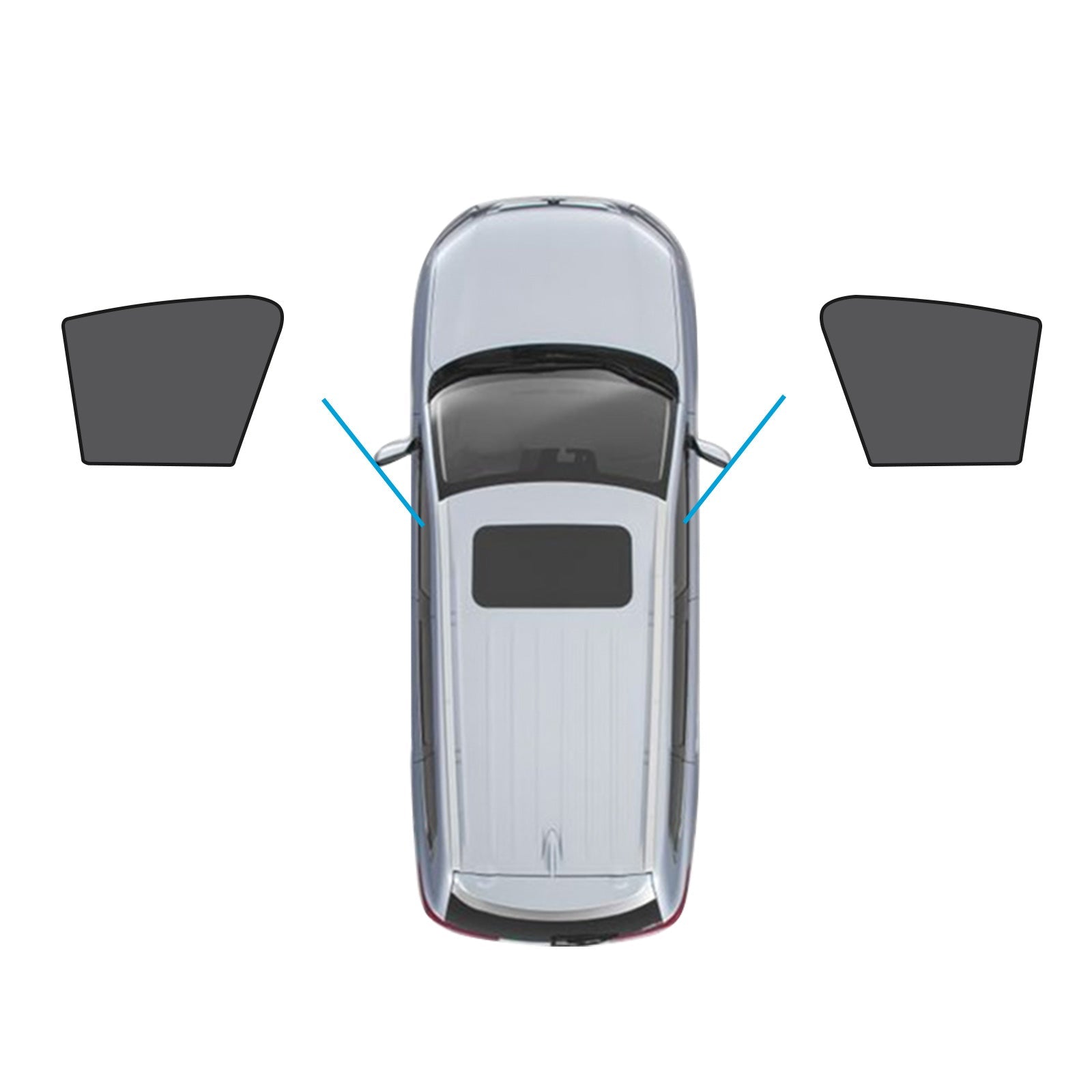 Window Magnetic Mesh Sun Shades Suitable For Kia Sportage 2021-2024 UV Protection.
