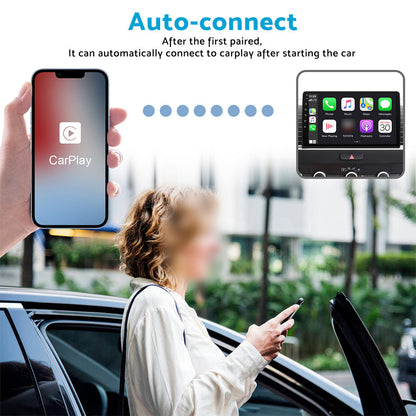 Wireless Adapter for Factory Wired CarPlay Suitable For iPhone to CarPlay Connection