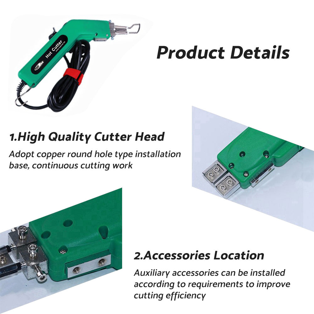 100W HOT KNIFE ROPE CUTTER FOR CUTTING ROPE AND WEBBING MARINE INDUSTRIAL.