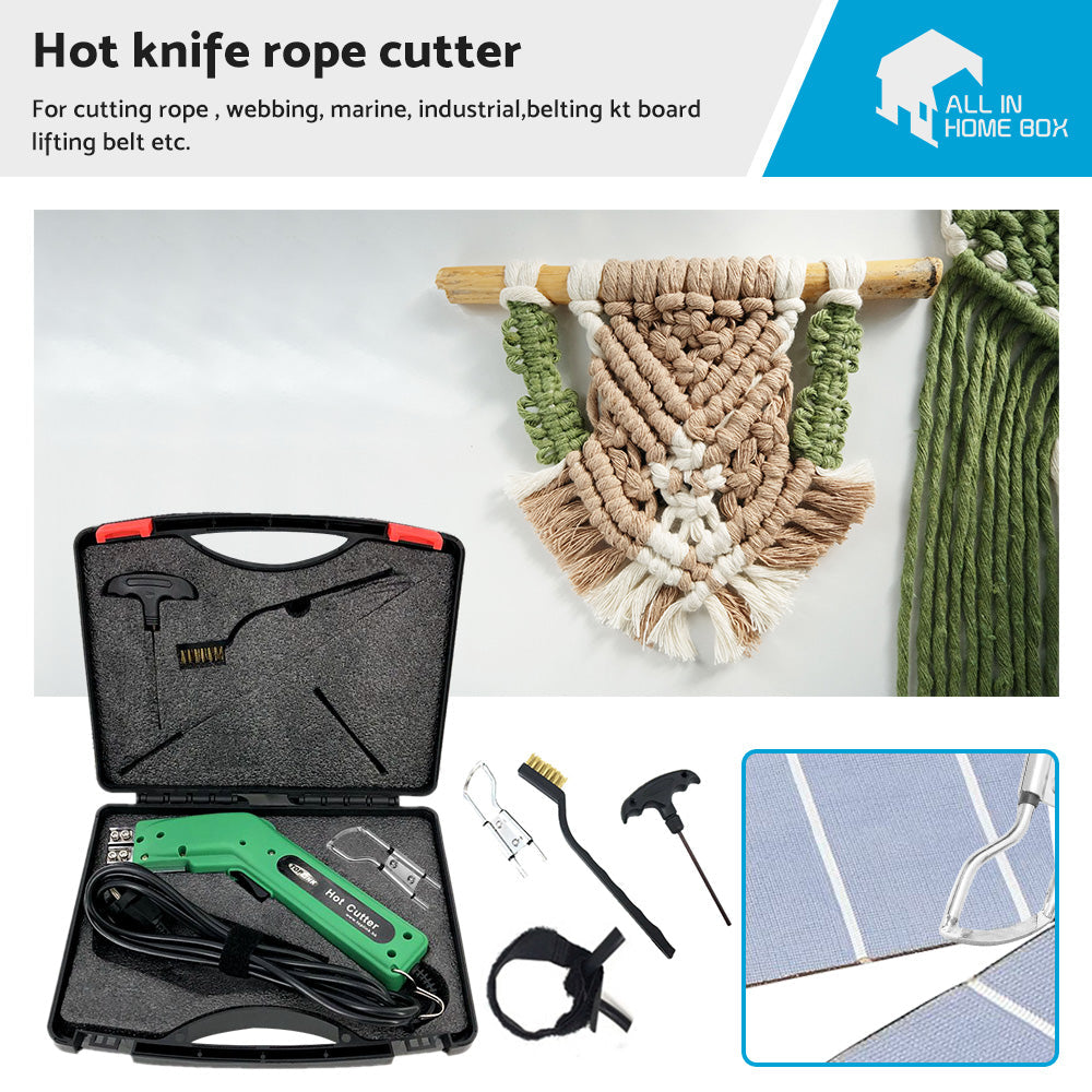 100W HOT KNIFE ROPE CUTTER FOR CUTTING ROPE AND WEBBING MARINE INDUSTRIAL.