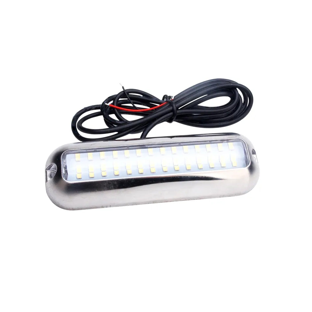 42LED Boat Light Underwater Marine Transom Lights 316 Stainless Steel Pontoon.