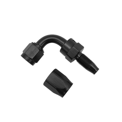 2x AN10 10 AN 90 Degree Swivel Fast Flow Oil Fuel Hose End Fitting Adaptor.