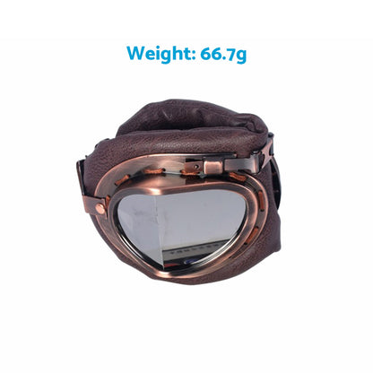 Vintage Pilot Motorcycle Racing Goggles Suitable for ATV UTV Dirt Bike