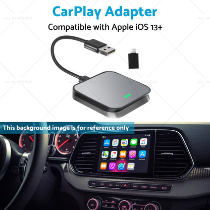 Gray Bluetooth USB Wireless Receiver Suitable For Apple CarPlay Adapter.