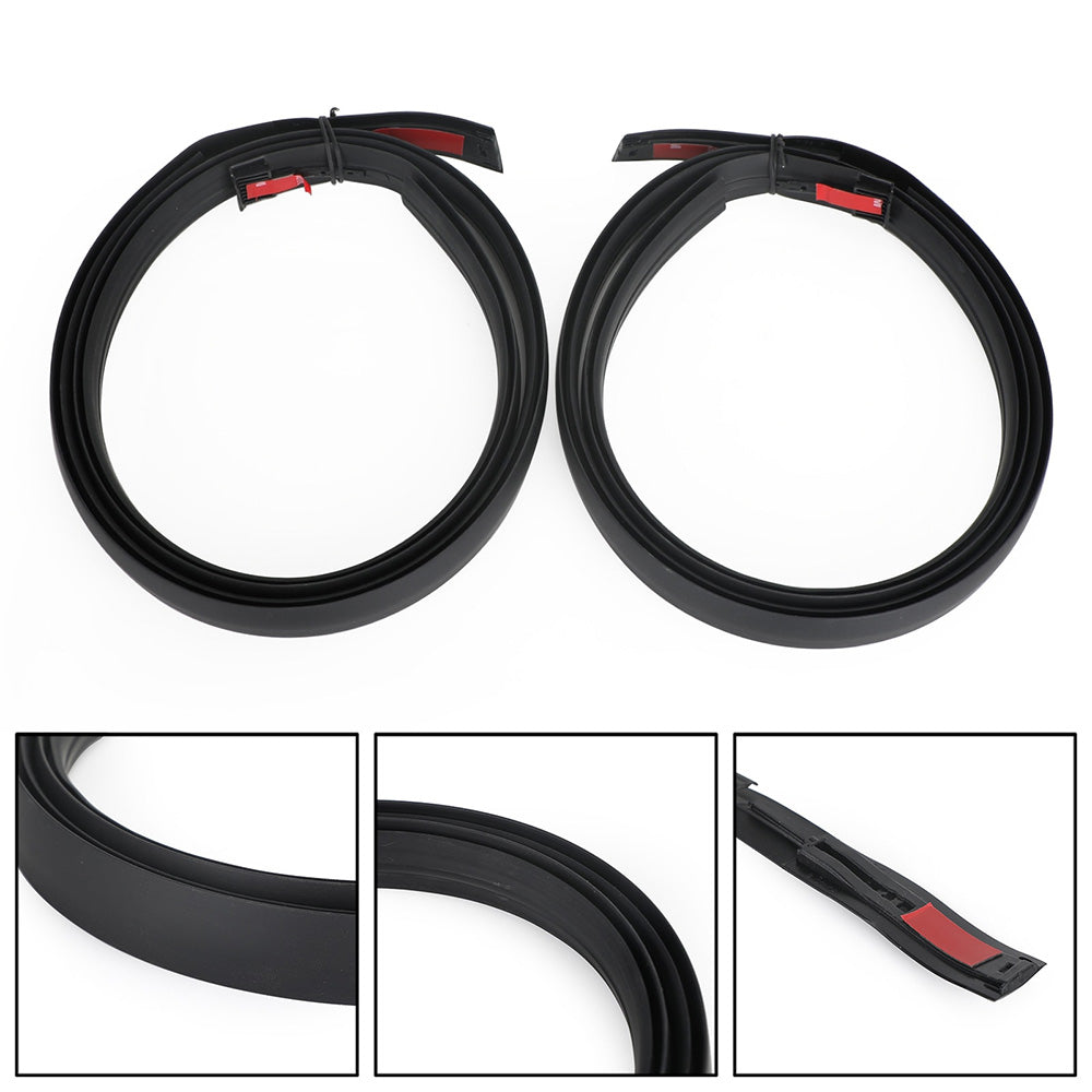 Pair LH & RH Dual Cab Roof Moulding Rubber Strip Suitable For Toyota Hilux 2005-2015.