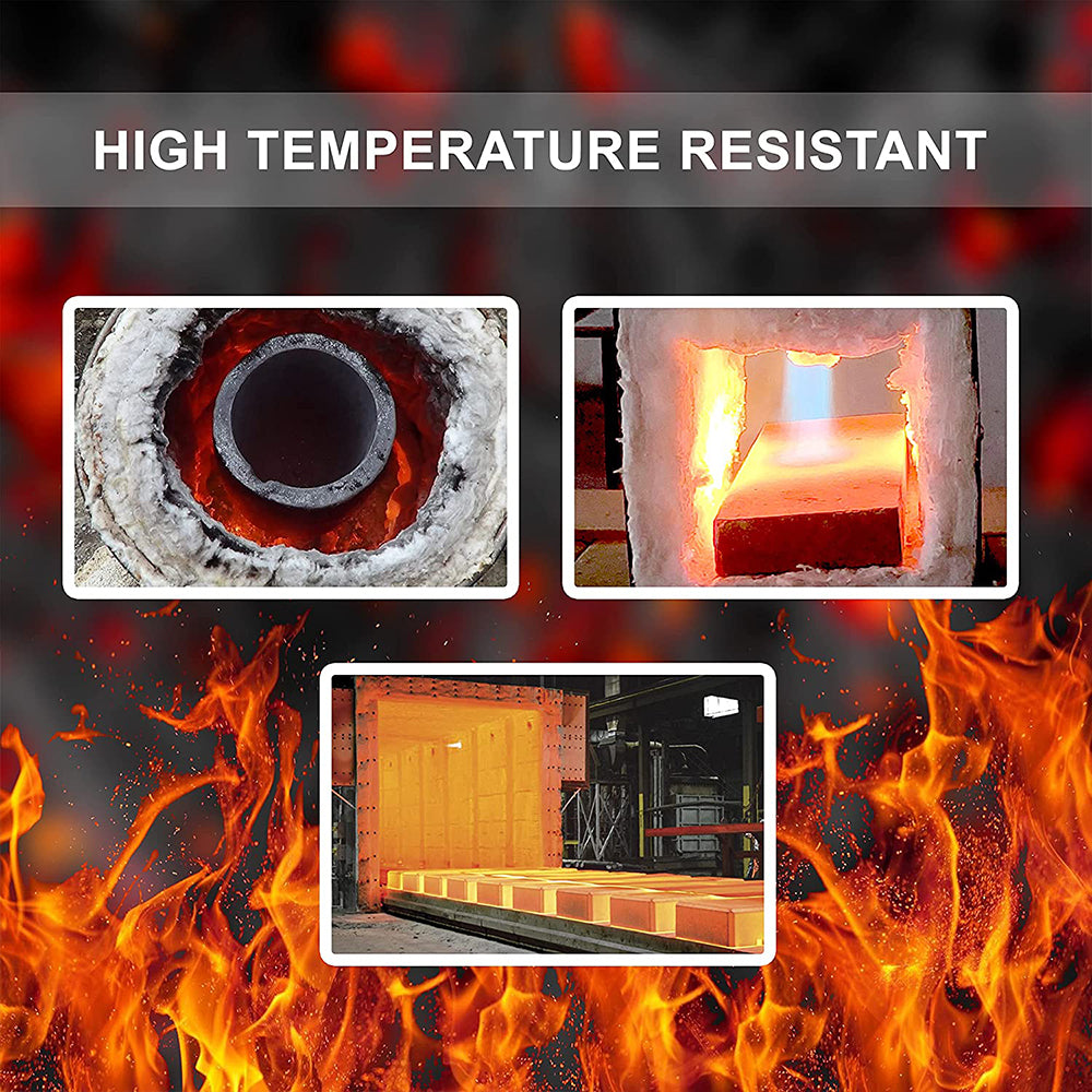 Ceramic Fiber Blanket High Temperature Thermal Fireproof Insulation Mat 0. 61M*1M.