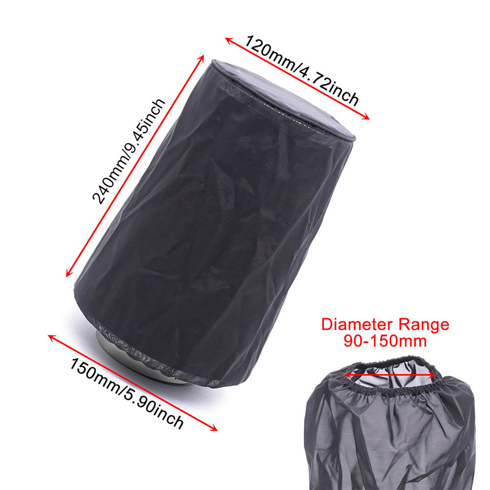 Air Filter Protective Cover Dustproof for High Flow Air Intake Filters Universal.