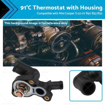 Thermostat With Housing Suitable for Mini Cooper S R50 R52 R53