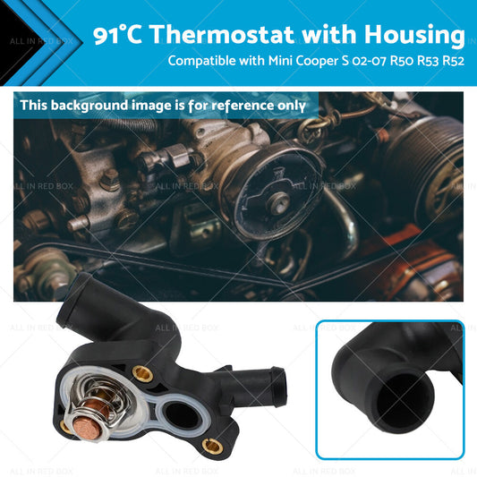 Thermostat With Housing Suitable for Mini Cooper S R50 R52 R53