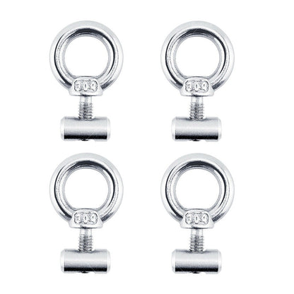 4 PCS Awning Rail Stoppers Rail Track Screws for Boat RV Caravan Stainless Steel.