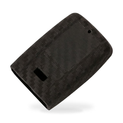 Carbon Fiber Silicone Key Fob Cover Suitable for Honda Acura 4-Button Remote Key