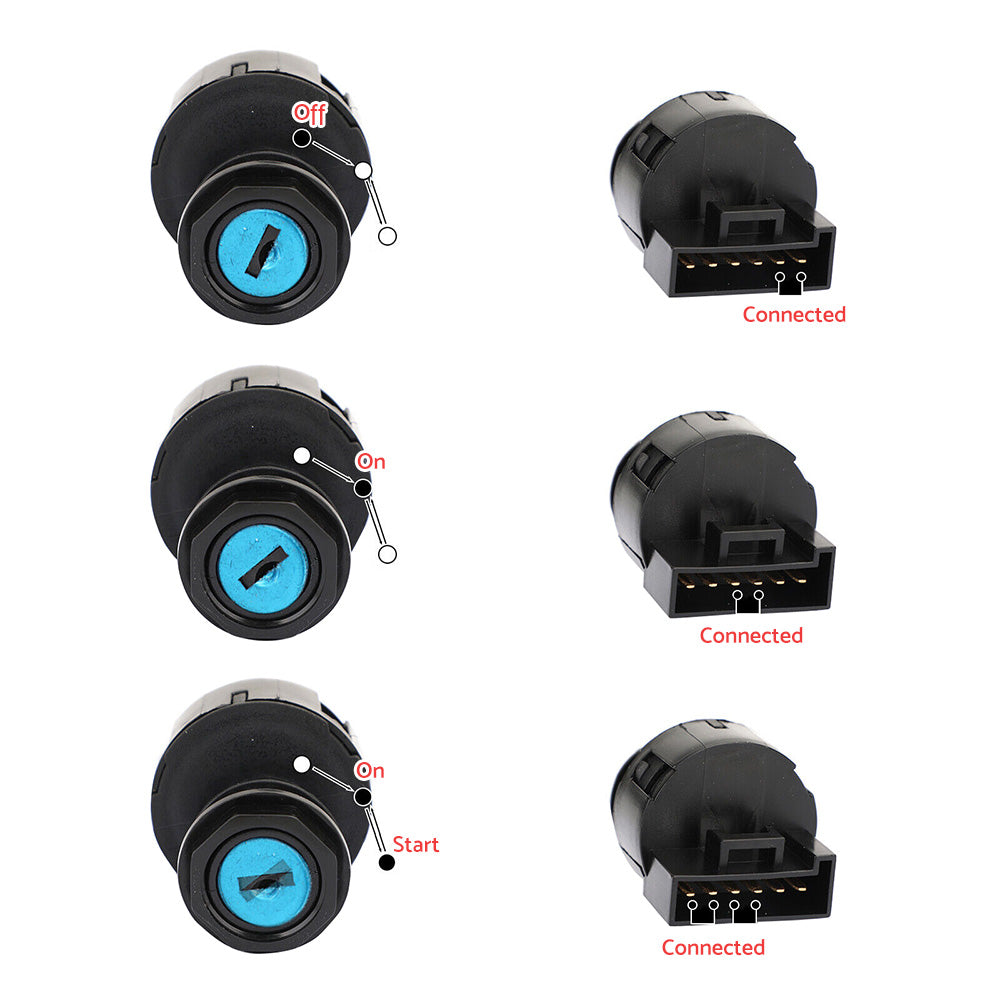 Ignition Key Switch 3 Position Suitable for Polaris Sportsman