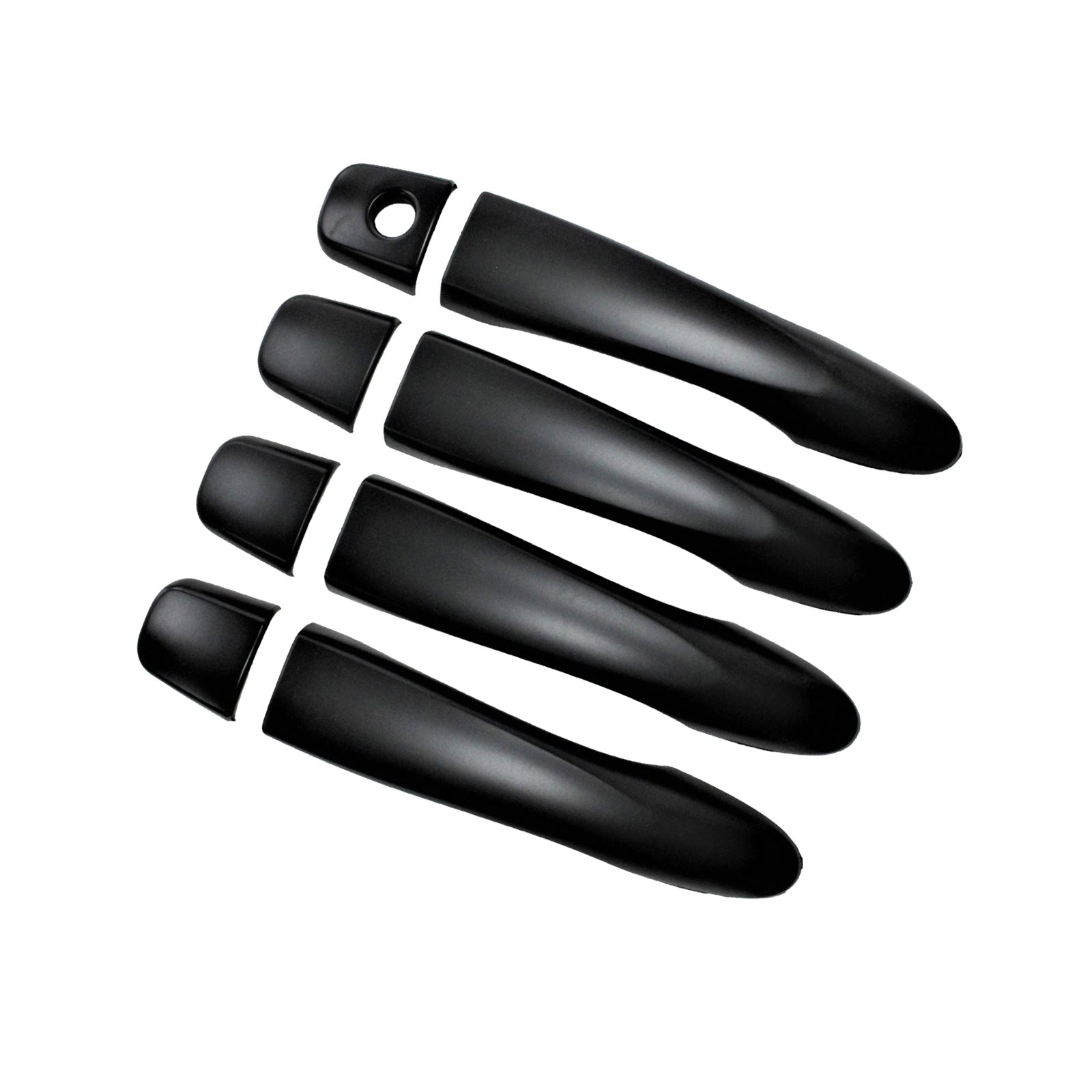 4x Remote Key Door Handle Covers Suitable for Nissan Navara D40 2005-2015 ST.