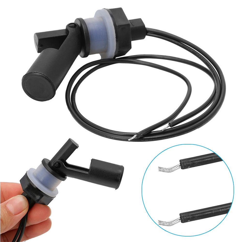 2PCS Water Level Sensor Tube Float Switch Tank Horizontal Liquid Pool Side Mount.