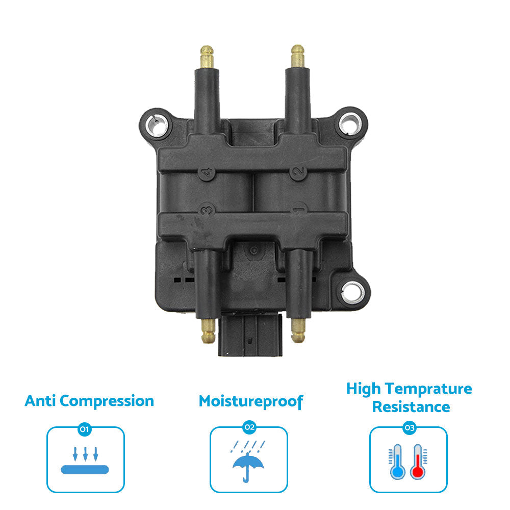 4-Pin Ignition Coil Pack Suitable For Subaru Forester, Impreza, Liberty, Outback 2.0L 2.5L