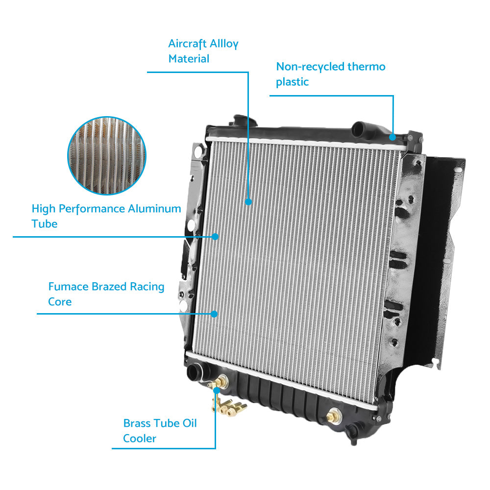 RADIATOR Suitable for JEEP WRANGLER YJ TJ RHD 4. 0L 6cyl  1987-2006? Auto  and  Manual