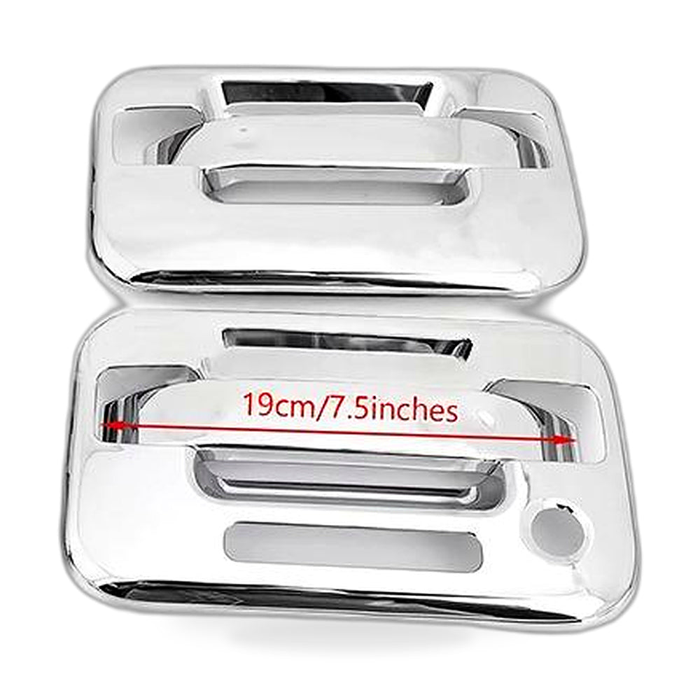 Door Handle Cover Trim Suitable for Ford F-150 Raptor 2009-2015 Chrome Outer - ZT2