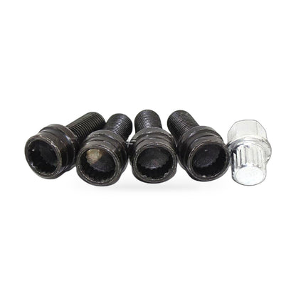 Set of 4 Wheel Lock Bolts Suitable for VW Golf 4 MK4 Passat B5 1998-2005 - ZT3