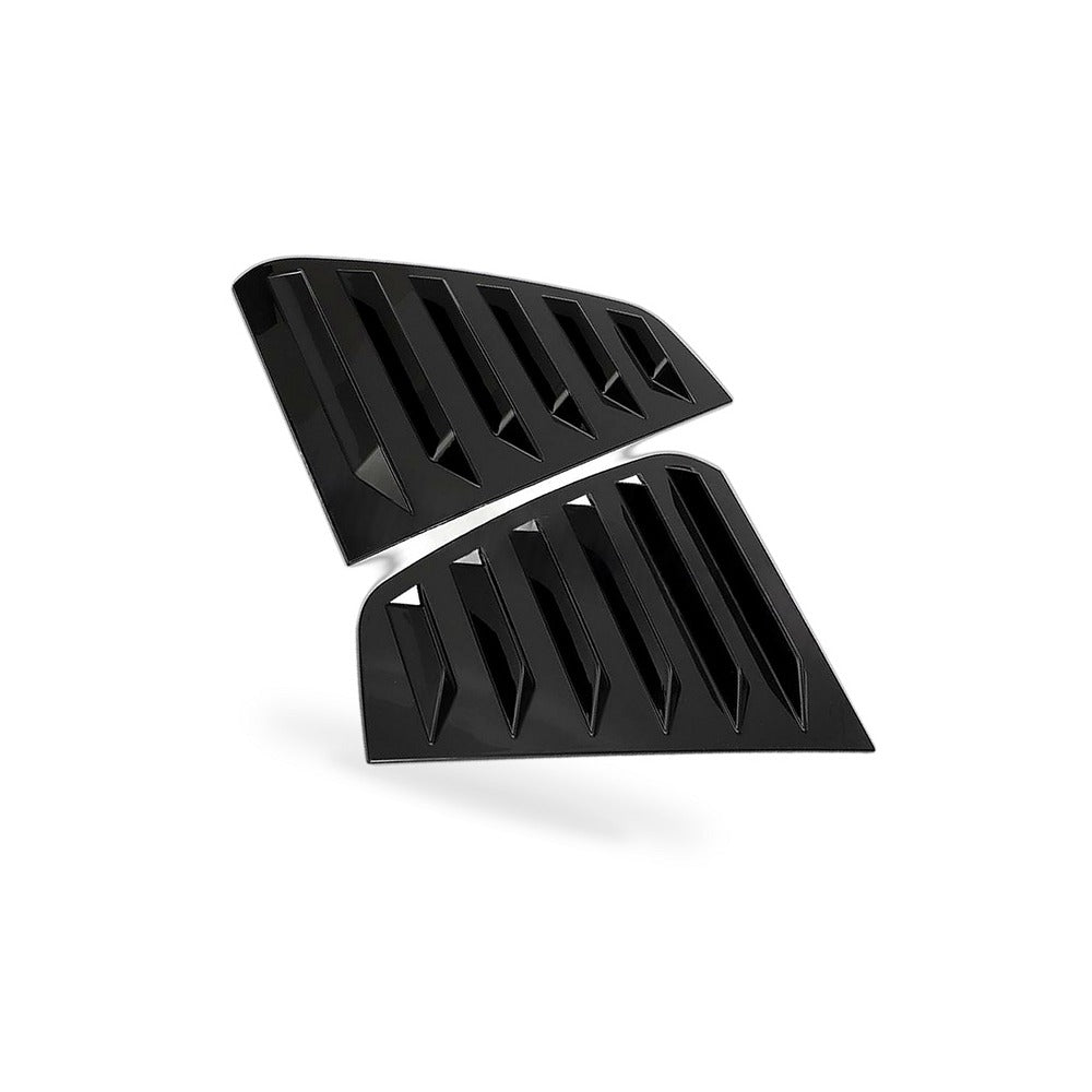 Rear Window Louver Decoration Trim Suitable for VW Golf 6 Golf 7 Glossy Black - BD3