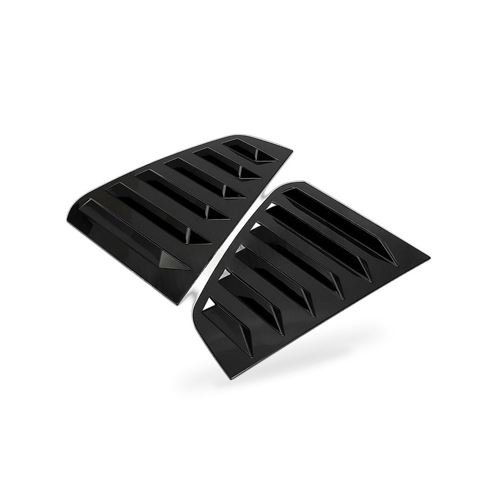 Rear Window Louver Suitable for VW Golf 6 Golf 7 Matte Black Side Triangle Trim - BD4