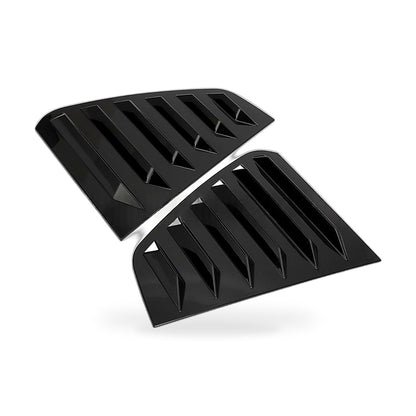 Rear Window Louver Suitable for VW Golf 6 Golf 7 Matte Black Side Triangle Trim - ZT3