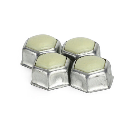 Set Of 4 Steering Lock Stop Bolt Caps With Nuts Suitable For Nissan Navara D22 4WD