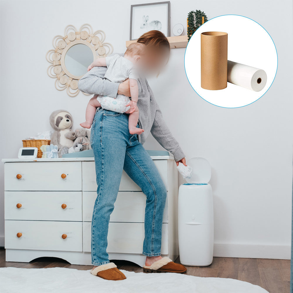 100/200/400m Nappy Bin Refill Kit Compatible With Tommee Tippee Sangenic Refills.