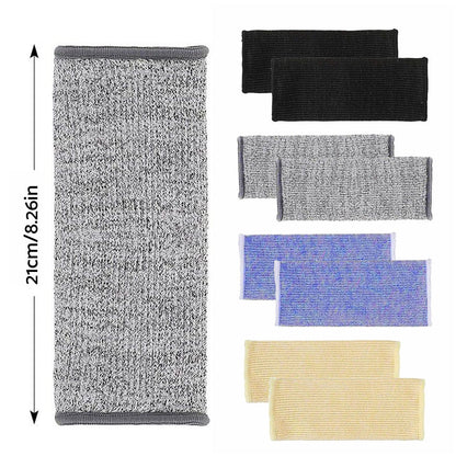 4 Pairs Cut-Resistant Arm Protection Sleeves Forearm Protectors 4 Colors Suitable For Work Safety