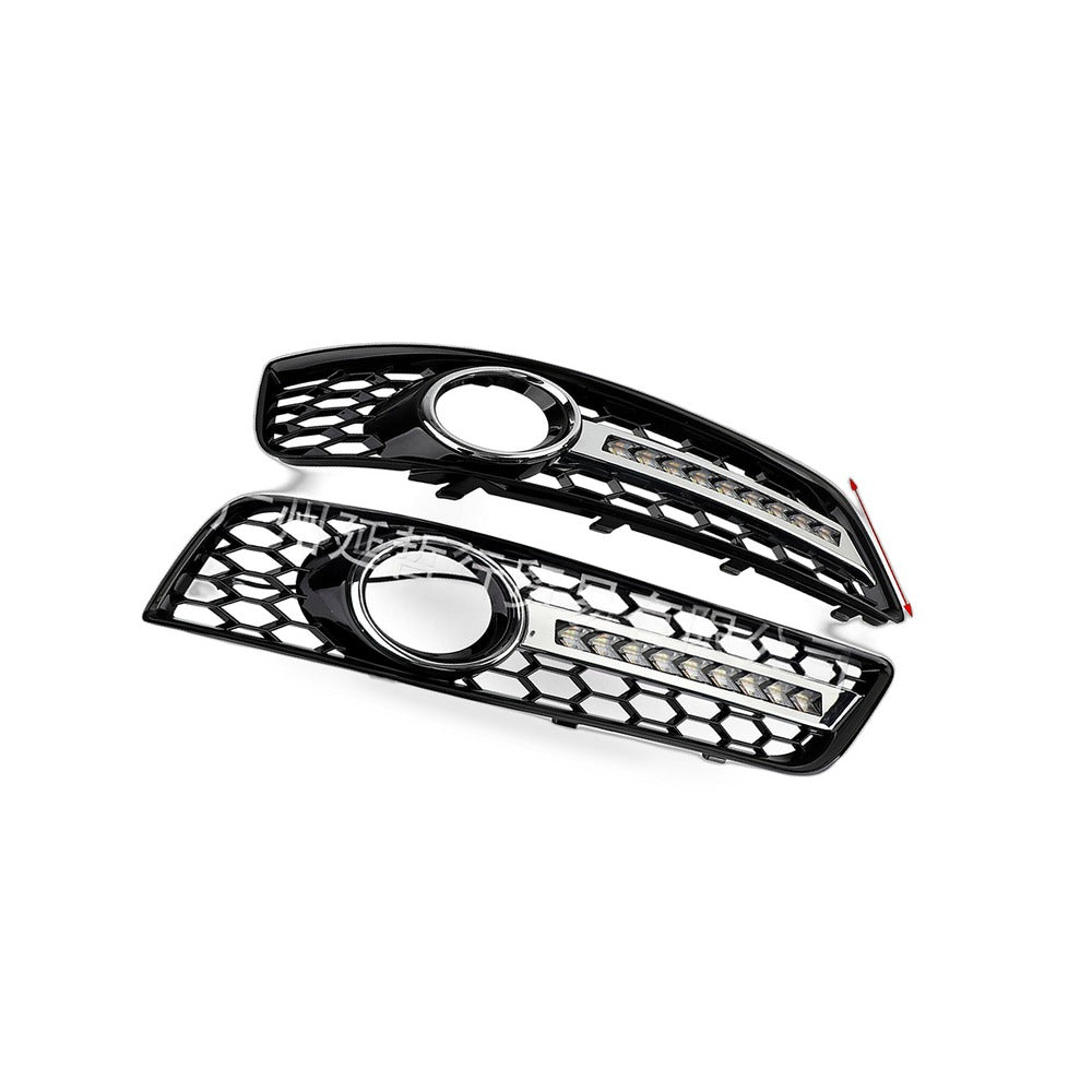 Fog Light Grille with LED DRL Suitable for Audi A3 S3 RS3 2007-2012 8P - BD3