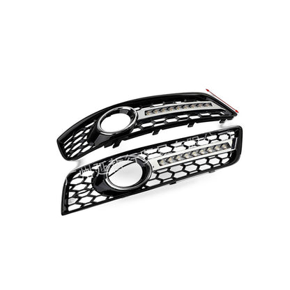 Fog Light Grille with LED DRL Suitable for Audi A3 S3 RS3 2007-2012 8P - BD4
