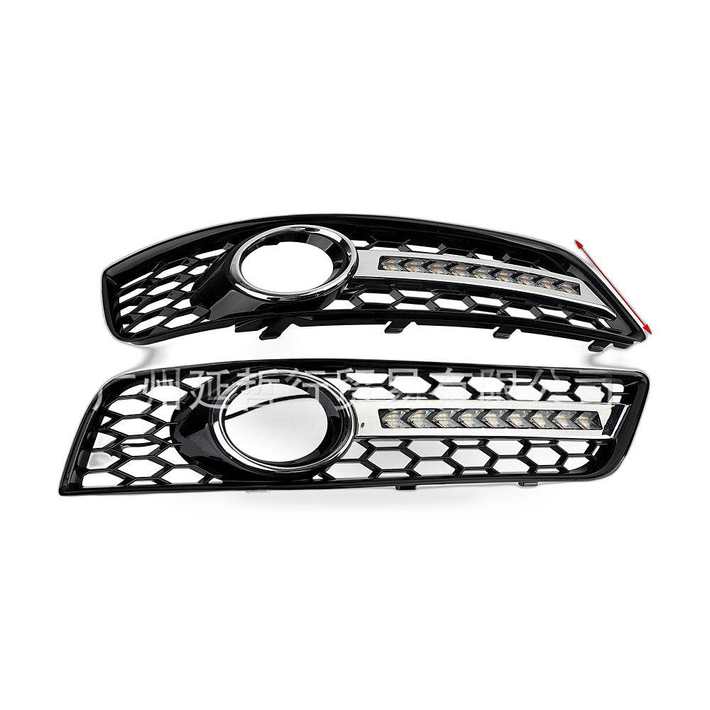 Fog Light Grille with LED DRL Suitable for Audi A3 S3 RS3 2007-2012 8P - ZT3