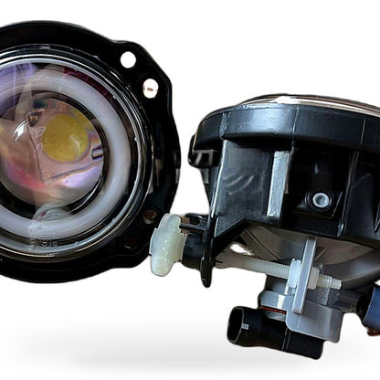 LED Angel Eye Lens White Fog Light Suitable for Toyota Avanza 2012-2019 Left - XQ1