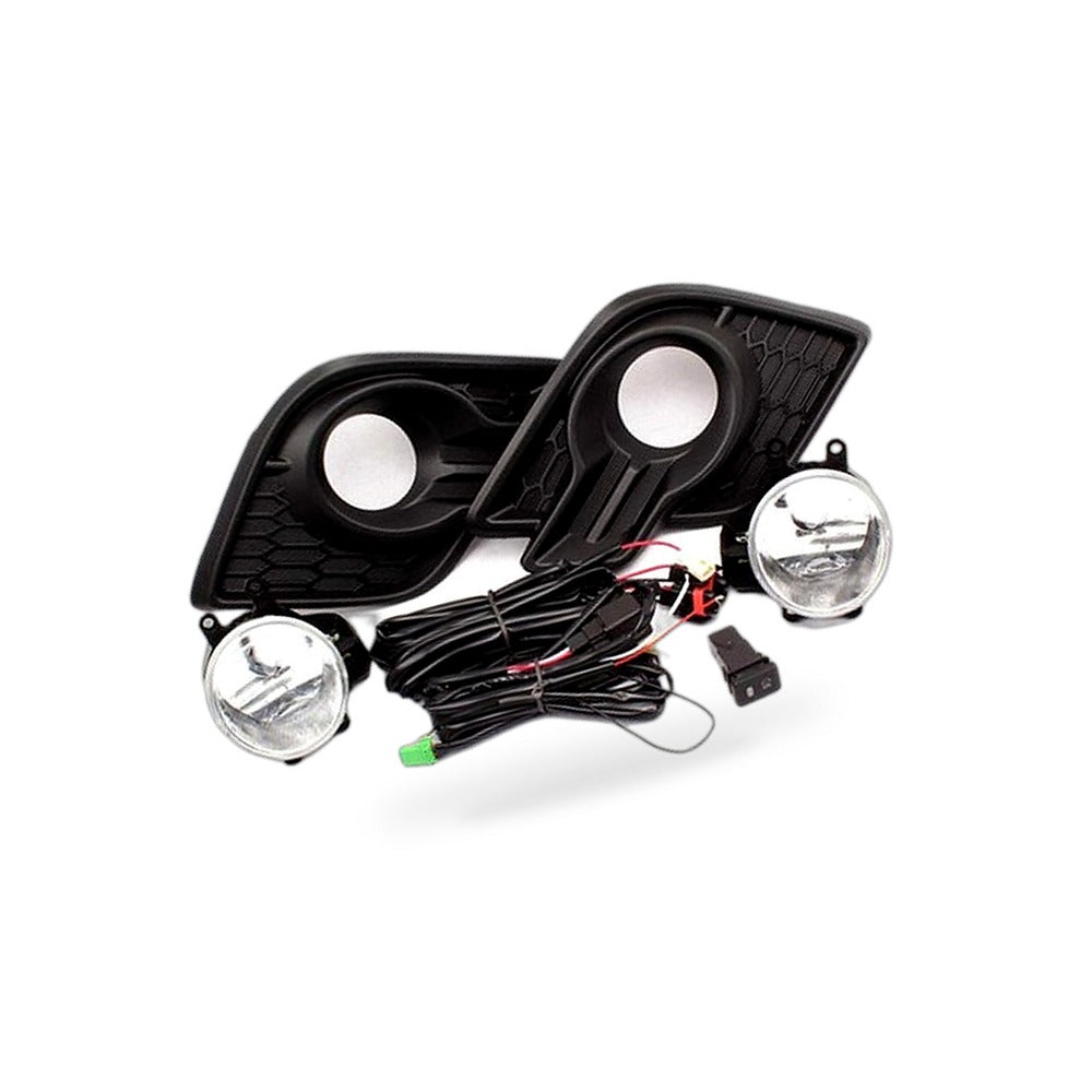 4-Eye LED Daytime Running Light Fog Light Frame Suitable for Toyota Hilux Revo - BD2