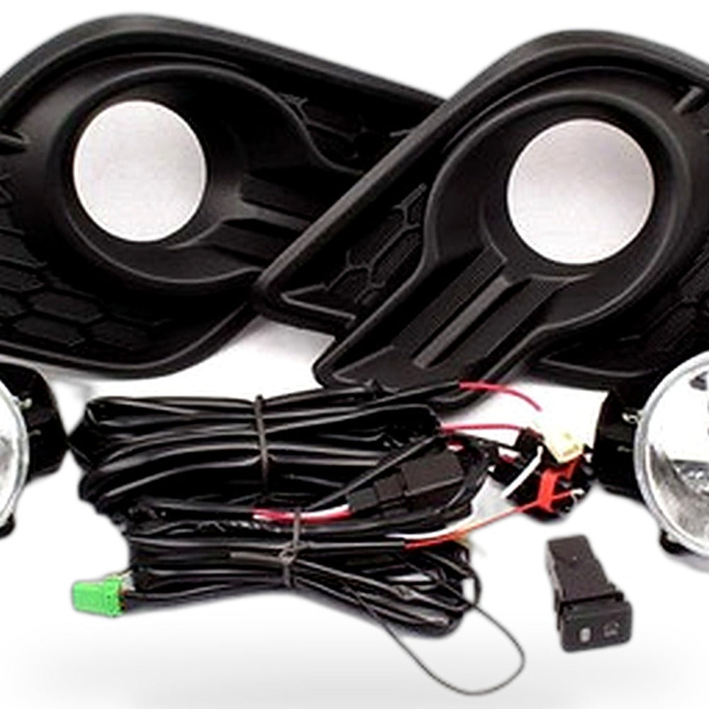 4-Eye LED Daytime Running Light Fog Light Frame Suitable for Toyota Hilux Revo - XQ1
