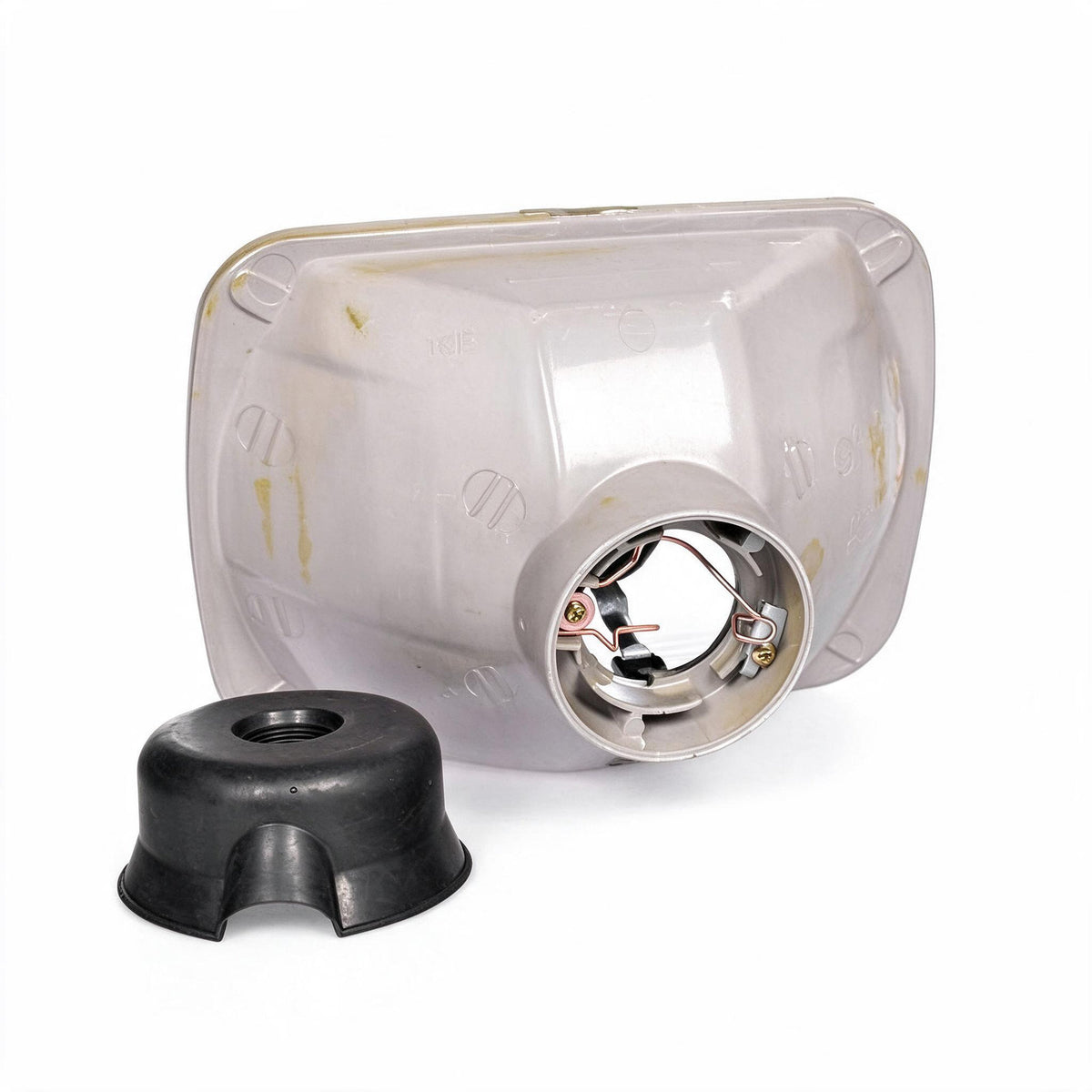 Square 7x5 Head Light Diamond Look Glass Lens Suitable for Jeep Wrangler Land - BD1