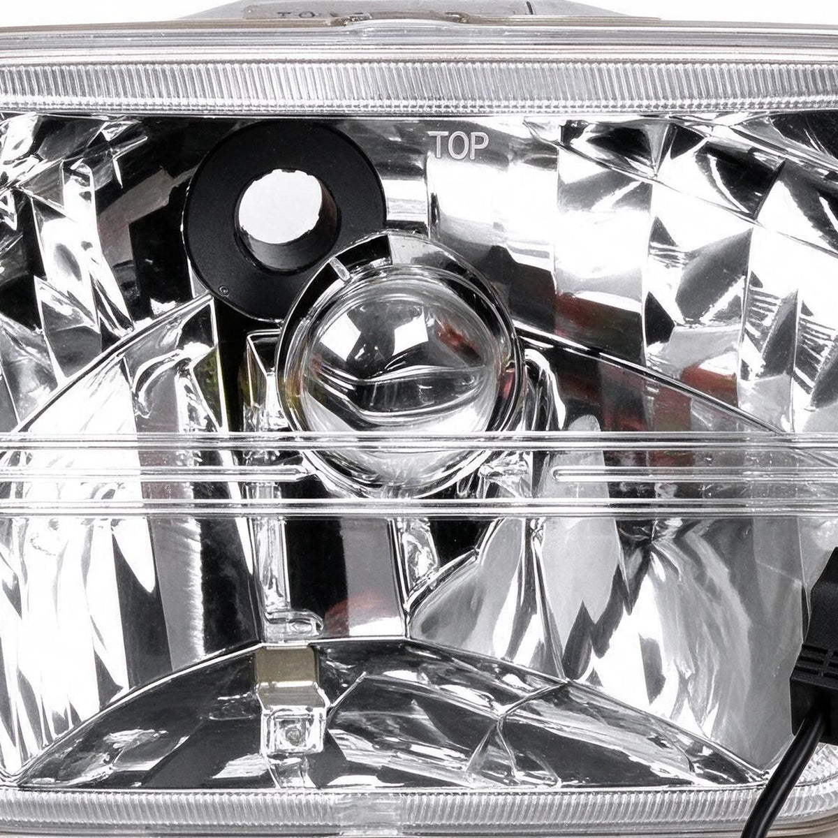 7x5 inch Square LED Headlight Assembly H4 Suitable for Jeep Wrangler Cherokee XJ - XQ1