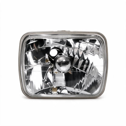 7x5 Inch Square Head Light Glass Lens Set Suitable for Jeep CJ5 CJ7 Wrangler - ZT2