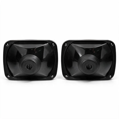 7" Square Head Lamp Set with H4 LED Globes Suitable for Jeep Wrangler CJ Ford - ZT2