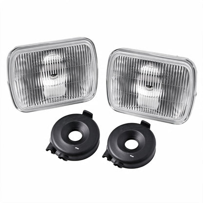 7 Inch Round Semi Sealed Head Light Set Suitable for Chevrolet C10 Ford F-100 - BD1
