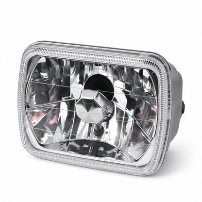 Square 7x5 Inch Head Light Clear Set LH RH Suitable for Chevrolet C10 K10 Blazer - BD2