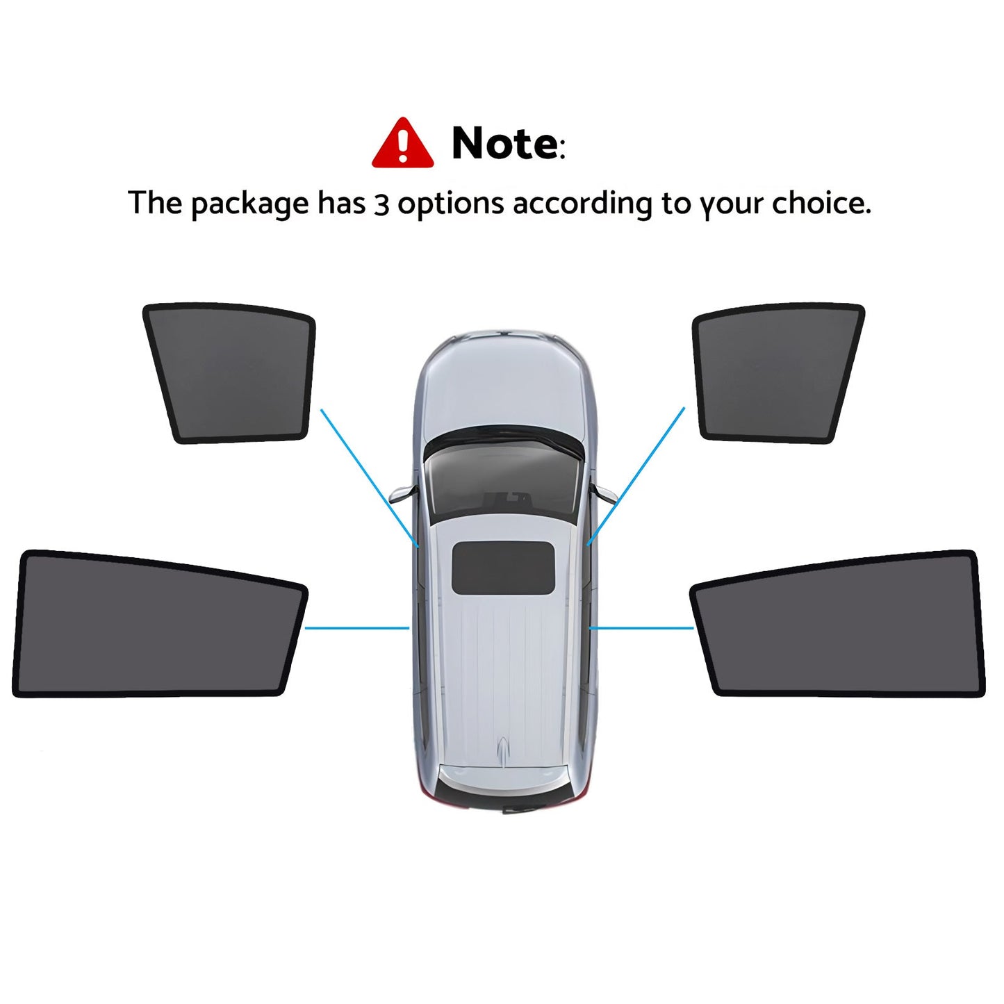 Magnetic Sun Shades Front Windows Suitable For Nissan Tiida C11 Hatch 2004-2010