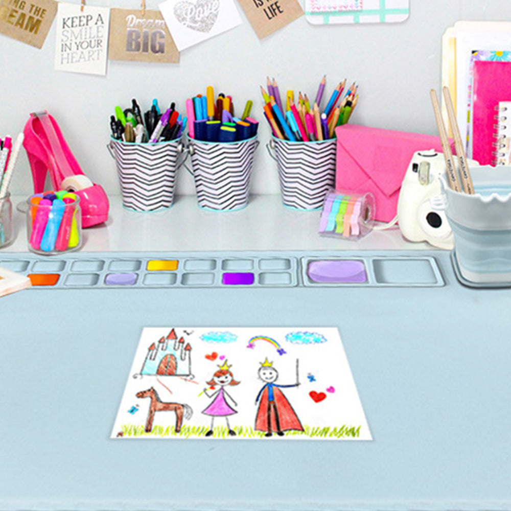 Silicone Art Mat Non-Stick Suitable For Resin Casting Crafts Painting Clay and Play.
