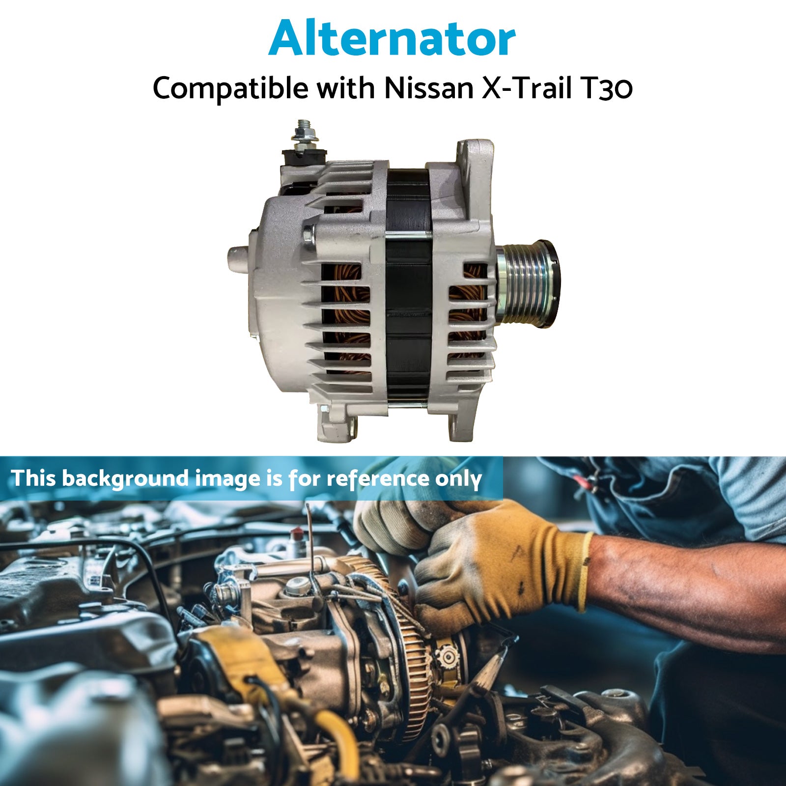 Alternator A3TB2981 Suitable For Nissan X-Trail T30 T31 Engine QR25DE 2. 5L 98-14.