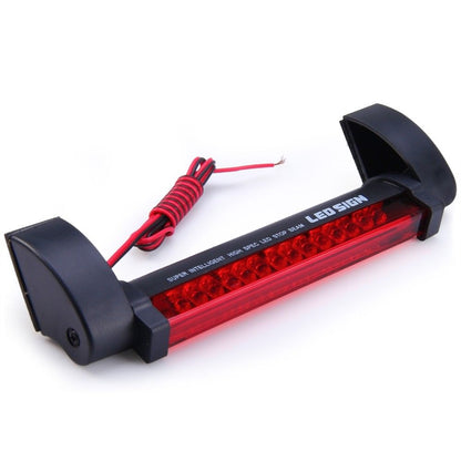 Universal 12V 14 LED High Mount Third Brake Stop Tail Light Lamp Red Suitable For Car Rear