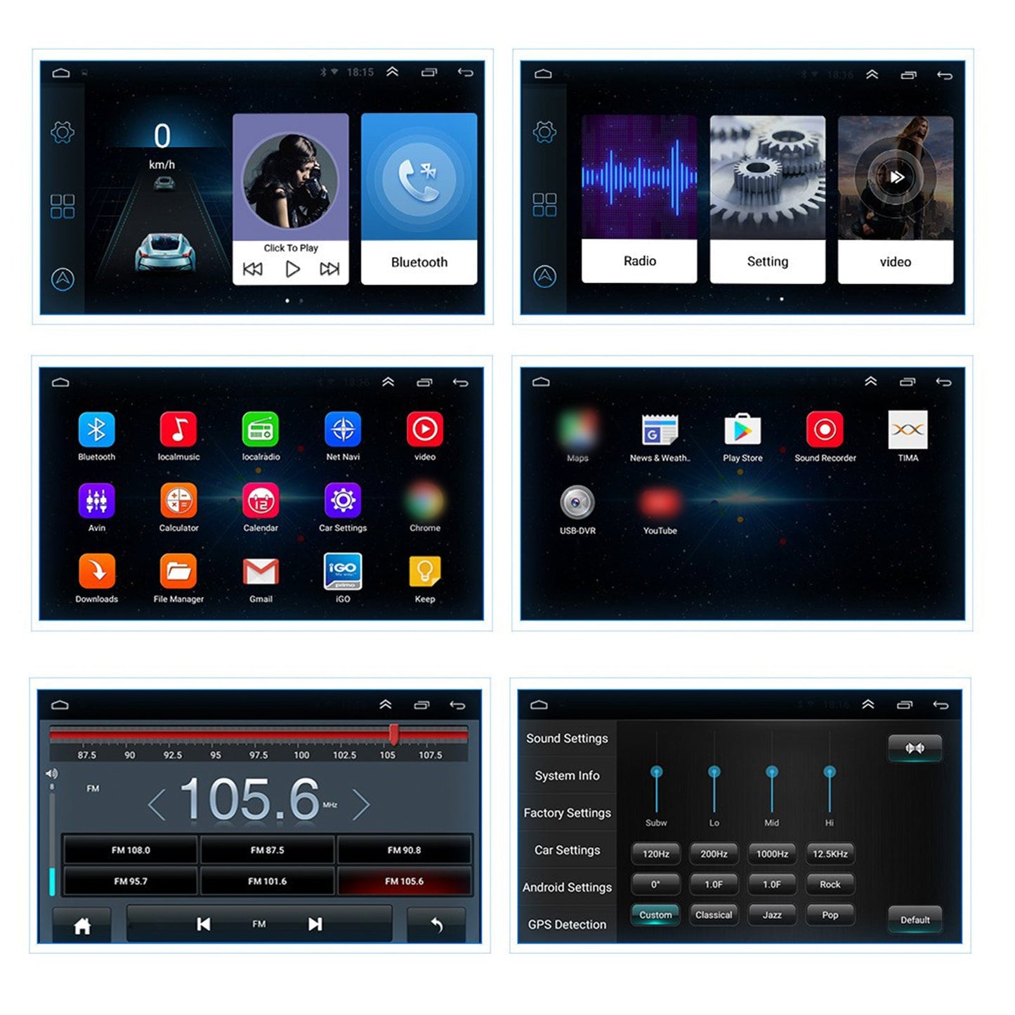 Android 13 Car Radio Wifi Stereo CarPlay Suitable for Toyota VIOS Yaris 07-12.