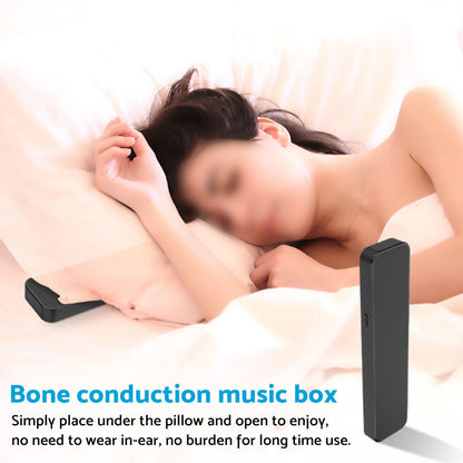 Under Pillow Bluetooth 5.0 Rechargeable Speaker Bone Conduction Soundbar Suitable For Sleep Audio.