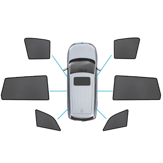 Magnetic Mesh Sun Blind Shades Front & Rear Suitable For Audi Q7 4LB 2006-2015
