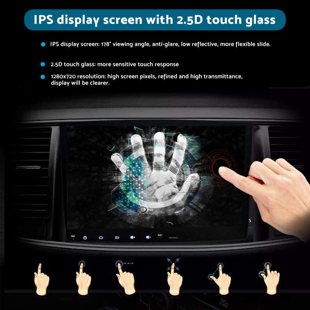 32GB 10.1 Inch CarPlay Radio Head Unit GPS Navi Suitable For Mitsubishi Lancer 10 CJ.